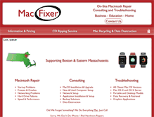 Tablet Screenshot of macfixer.com